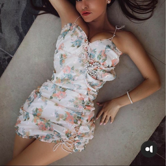 for love and lemons serafine mini dress